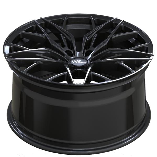 SET WF HYPERCAST® AS.1-HC | 19x8.5 ET45 5x112 MATT BLACK